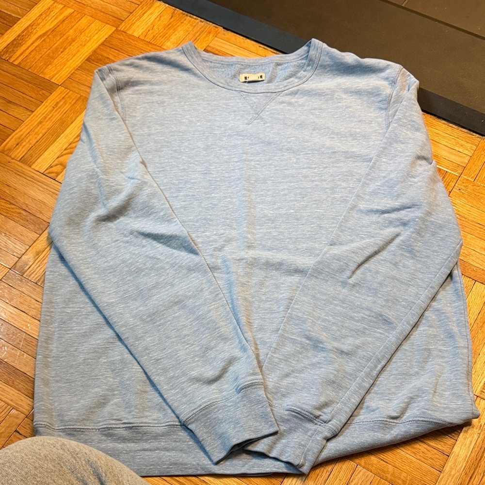 1901 Men's Light Blue Crewneck Sweater